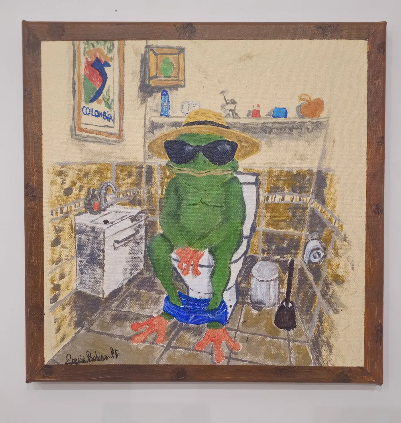 Pause incognito — vue mur