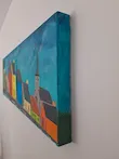 Petit port coloré — vue droite